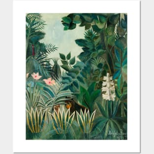 Henri Rousseau The Equatorial Jungle Posters and Art